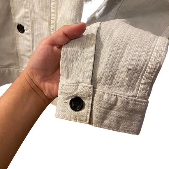 BLDWN Druid Cotton Blend Jacket in Light Grey sz XS - Picture 7 of 9